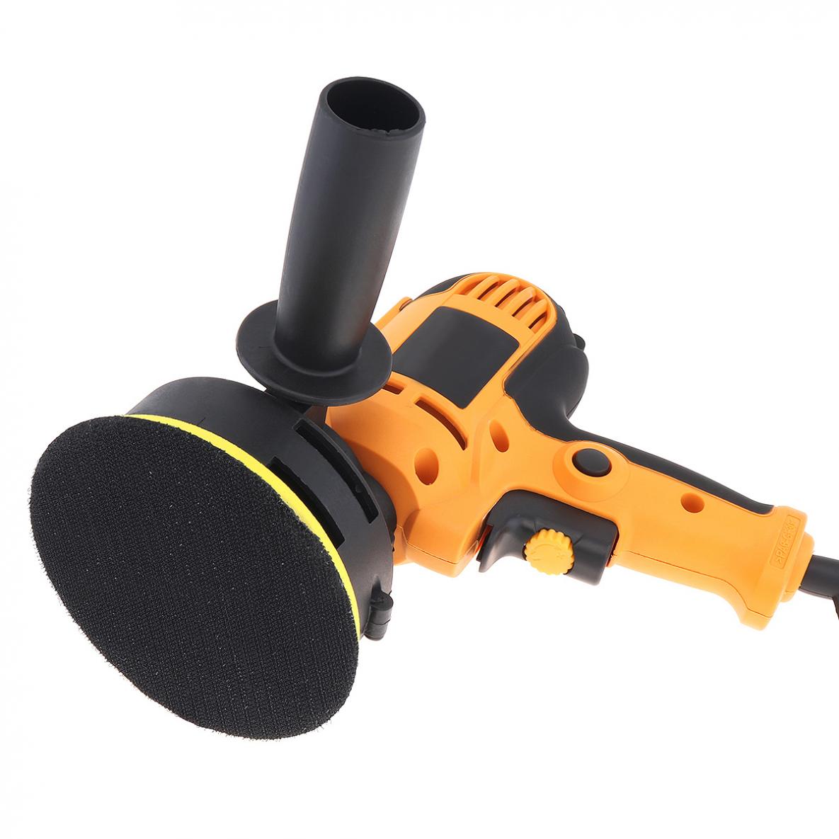 220V 700W Electric Polisher Waxing Machine Floor Scratch Repair Sealing Glaze with 5 Accessories and Self-adhesive Sanding Disc