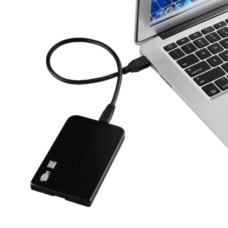 2.5-inch 3TB Ultra-thin Aluminum Alloy USB3.0 Hard Disk Box, Supports SATA To USB3.0 Hard Disk Box Anti-static Compatible 2.0