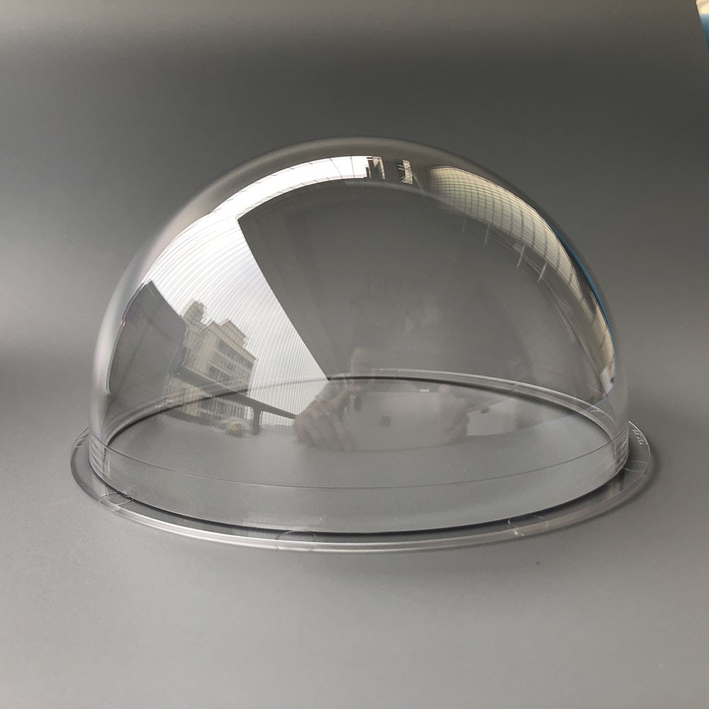 Cctv ptz højhastigheds klar kuppeldæksel akryl / plastik sag linse beskytte kamerahus 162 x 85mm