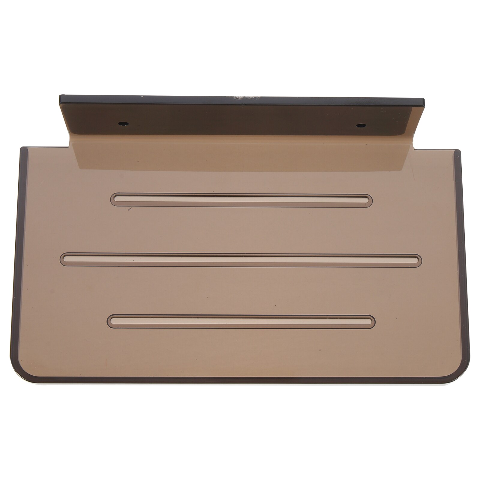 Plastic Wall-mounted Storage Rack Bathroom Wall Organizer Toilet Hanging Shelf: Black