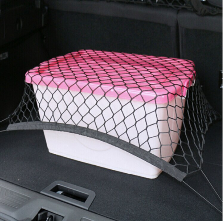 Nylon Car Rear Cargo Net Trunk Storage Organizer Net For Volvo S40 S60 S80 S90 V40 V60 V70 V90 XC60 XC70 XC90