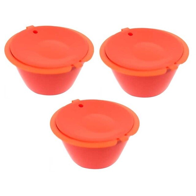 1 stk genanvendelig dolce gusto kaffekapsel plast genopfyldelig kompatible dolce gusto kaffefilterkurve kapsler i flere farver