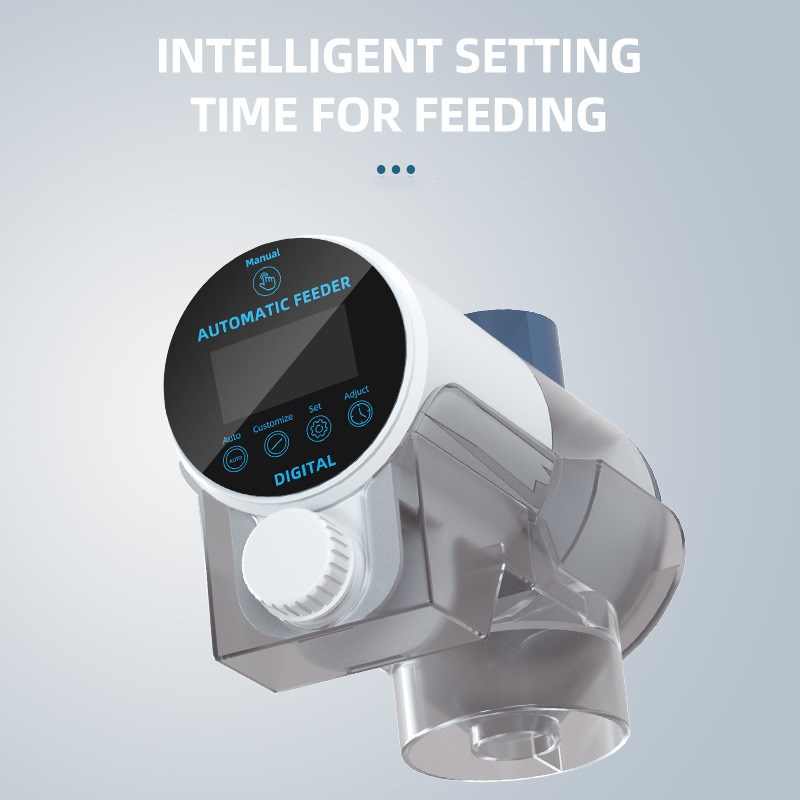 Automatic Fish Feeder LCD Timer Digital Food Feeding Electronic Fish Foods Feeder Aquarium Tank Fish Feeder Tool