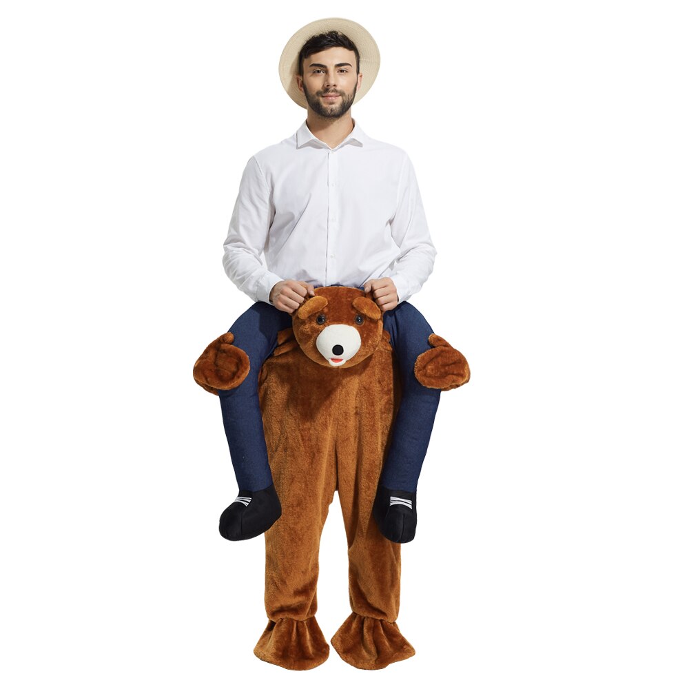 Ride på skulderen kostume ride på kostumer til fødselsdagsfest maskot jul halloween aktivitet voksen størrelse
