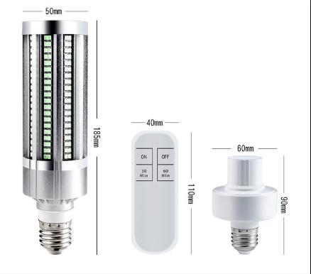 LED Germicidal Lamp led corn bulb UVC Germicidal Light Bulb For Sterilization Disinfection Deodor kill Mites for Hospital Home