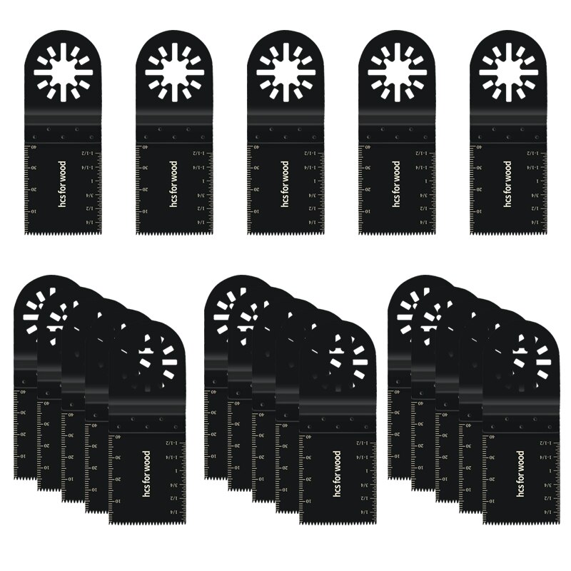 10-50Pcs 35mm Multi-Function Saw Blade Oscillating Multitool Blades Set Universal Cutter Blade Renovator Power Tools Accessory: 20PCS