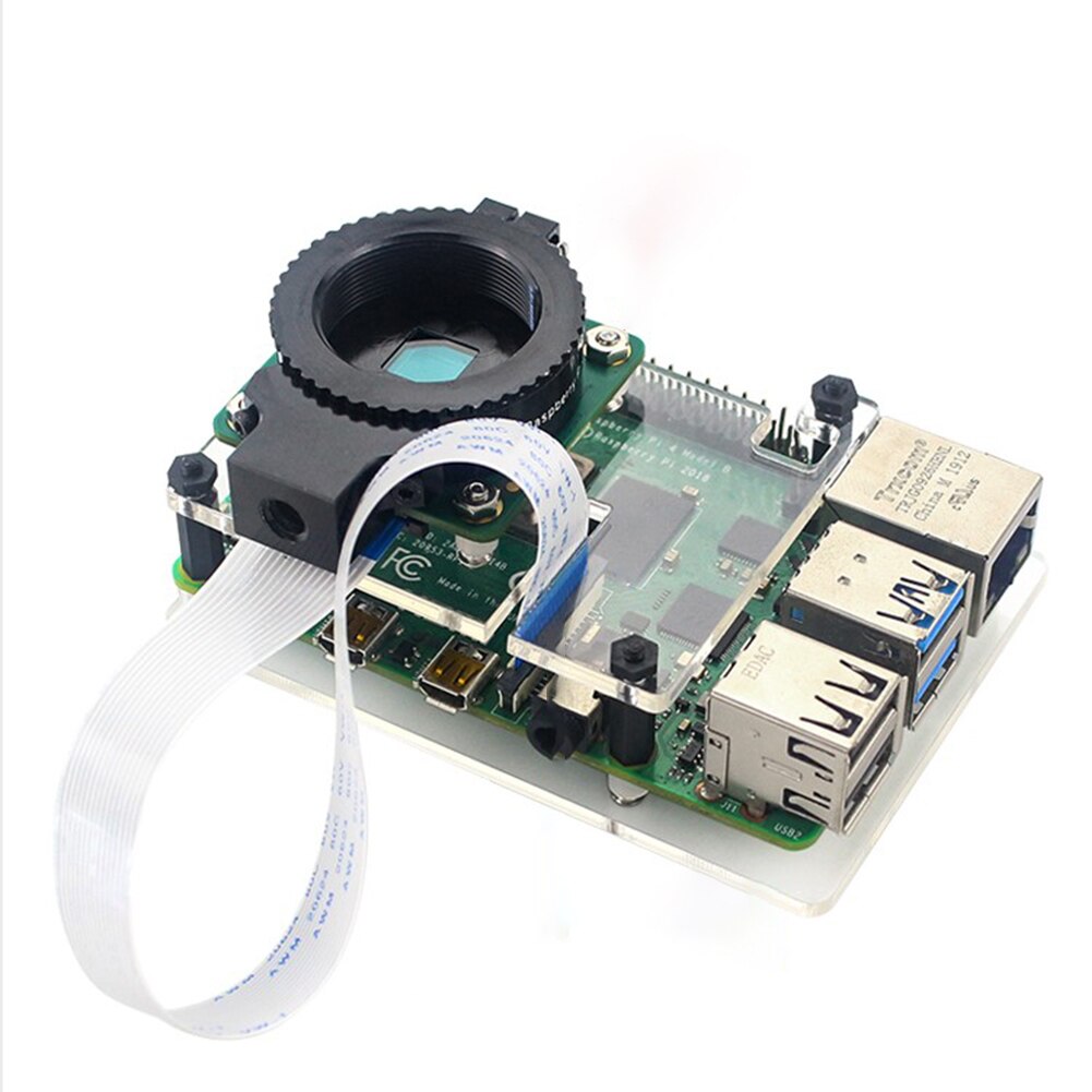 Hq Hd Camera Module Case Voor Raspberry Pi Acryl Case Eenvoudig Te Installeren