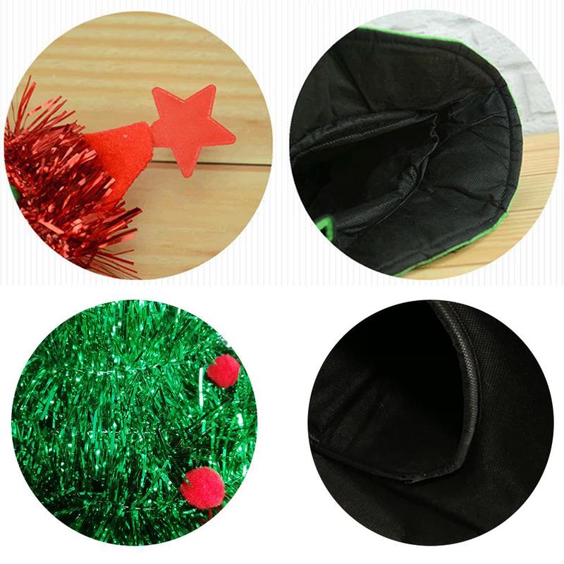 Kerstboom Hoed Op Hoofdband Voor Kerst Xmas Party Kerstman Kostuum Cap Decoraties Hoofddeksels