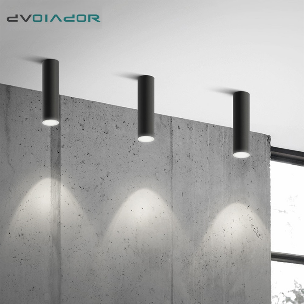 Scheinwerfer Aufbau LED Rohr Decke Scheinwerfer Aluminium LED Stelle Dekoration Beleuchtung Leuchte Decke Für Küche Büro