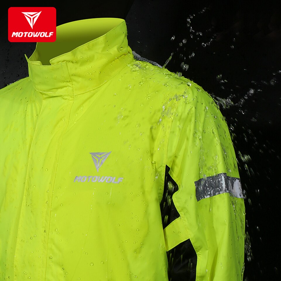 Motowolf – poncho universel pour moto et vélo électrique, combinaison d'été, imperméable, résistant à la pluie, pour hommes et femmes