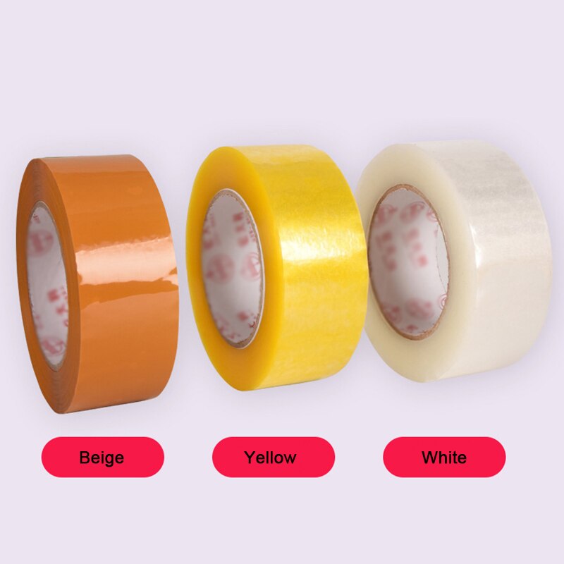 5 Roll/Pack Transparante Afdichtingsband Zelfklevende Verpakking Tapes Logistiek Pakket Supplies Bopp Tapes 5.5Cm X 100M