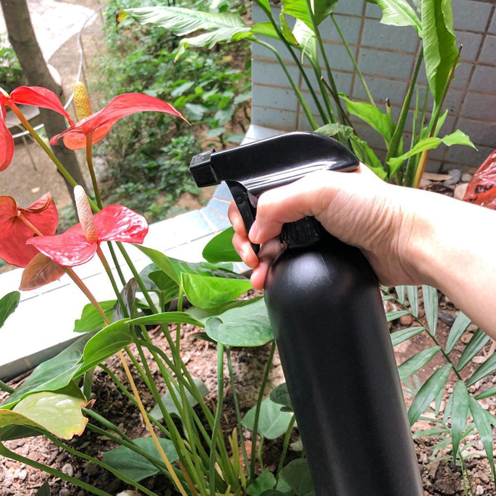 500ml plast sprayflaskor spruta vatten smink trädgård tom salong vattenkanna  j9 h 0 flaskor frisör hår trädgårdsarbete  b9 r 5