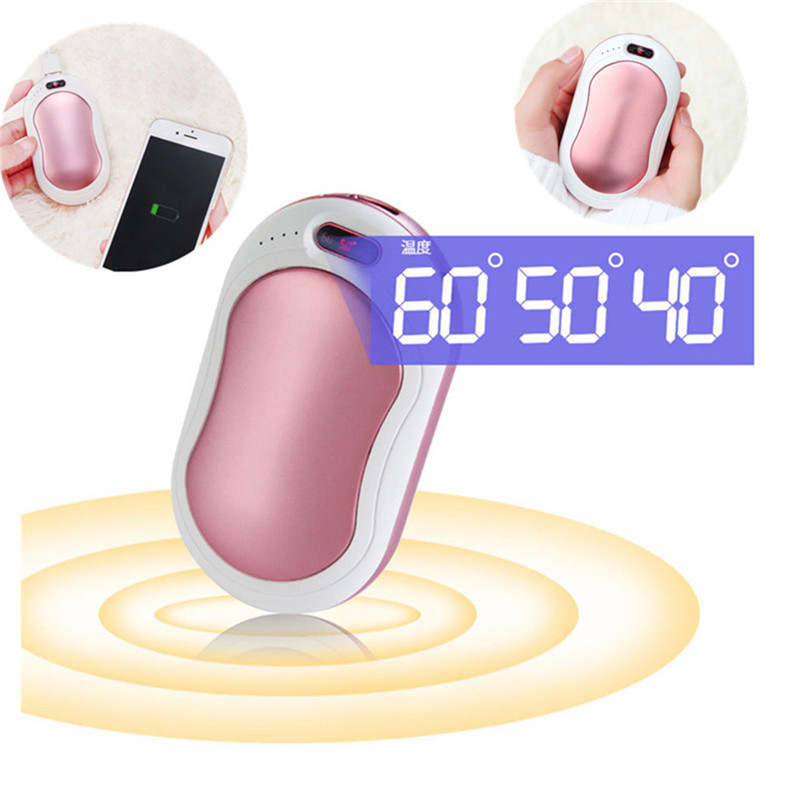 3 livello caldo 10000mAh 4 in 1 scaldamani elettrico ricaricabile USB riscaldamento a doppio lato mini 5V tasca a lunga durata potenza Banca Warme