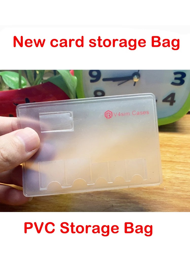 Draagbare Sim Micro-Pin Sim-Kaart Opbergdoos Sim-Kaarthouder Doosbeschermer