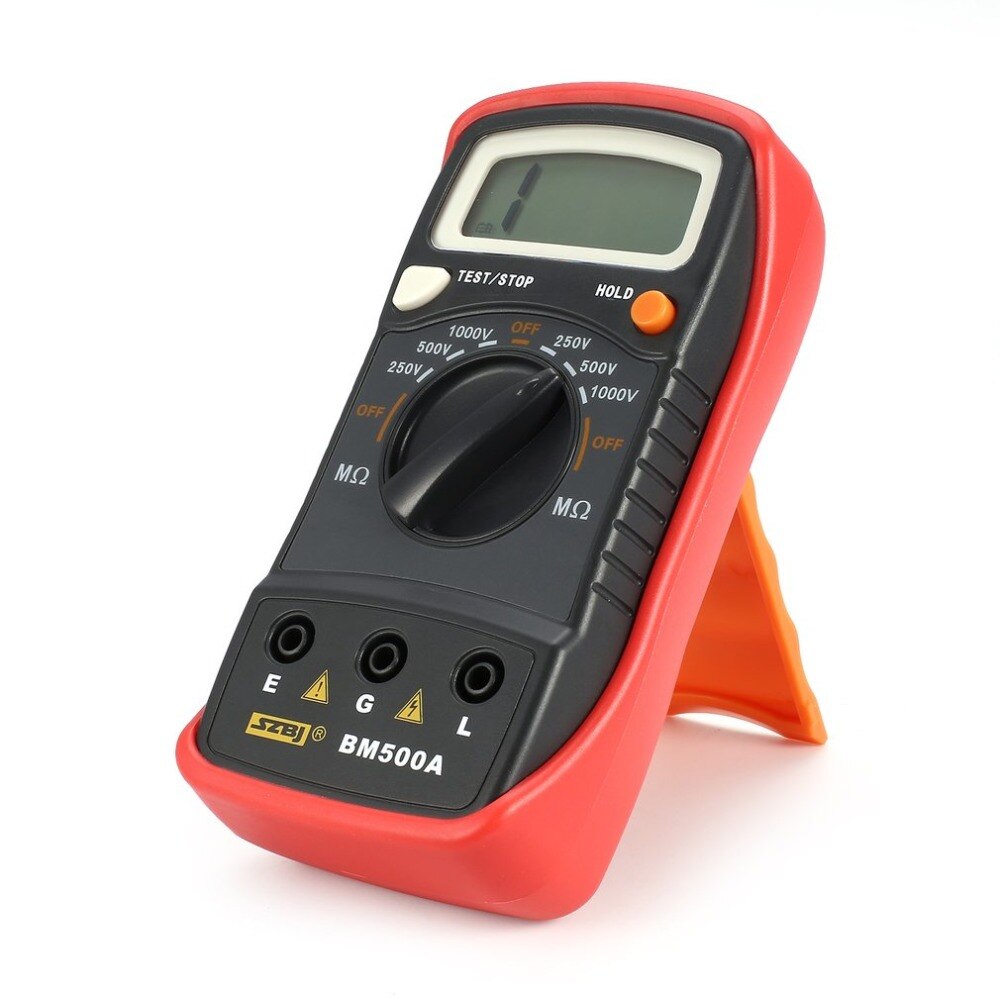 BM500A Megger 1000V Digital Multimeter lcr Insulation esr Tester Multi ohm Meter Transistor Multimetro earth Component Tester
