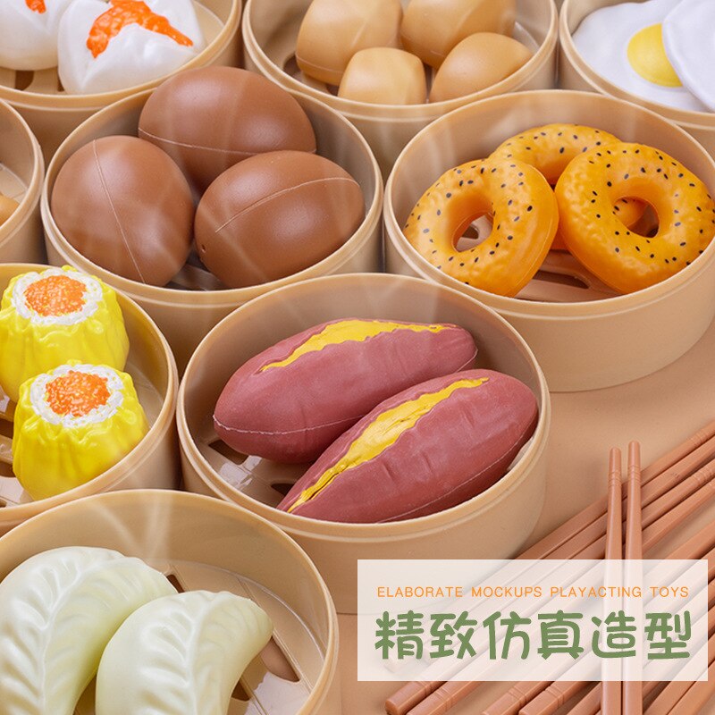 13 teile/satz Simulation Gefälschte Lebensmittel Küche Spielzeug einstellen Miniatur Geschirr Frühstück Chinesischen Lebensmittel Täuschen Spiel Spielzeug