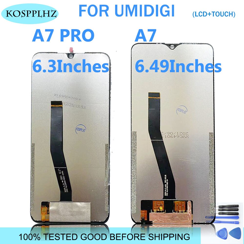 Original For Umidigi A7 PRO LCD Display + Touch Screen Digitizer Assembly Replacement For A7PRO 6.3&#39;&#39; Android 10+ Tools