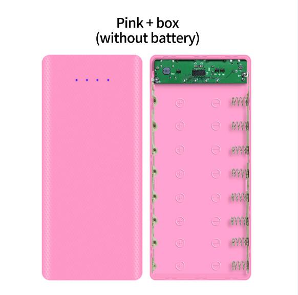 Forskrto 5V Dual USB 8*18650 Power Bank Type C USB Battery Box Mobile Phone Charger DIY Shell Case For IPhone X Samsung S10 Plus: without digital2