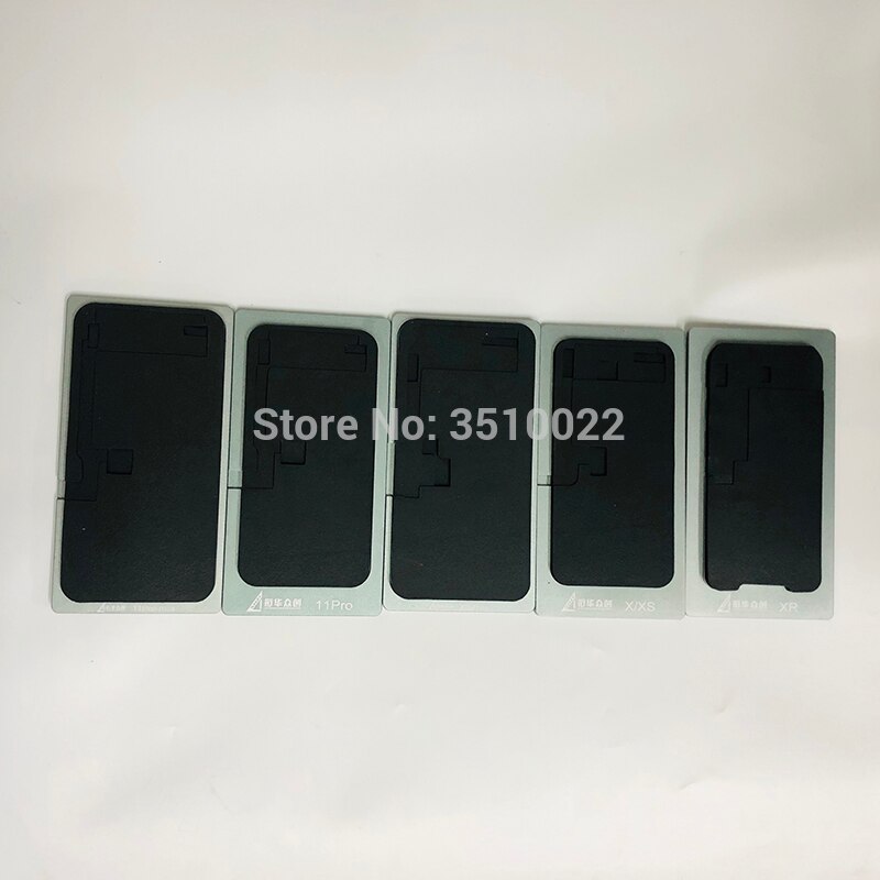 Air Bag & All In 1 Machine Using Unbent Flex Cable LCD Screen Outer Glass OCA Laminating Mold For iPhone X XS XSMAX XR