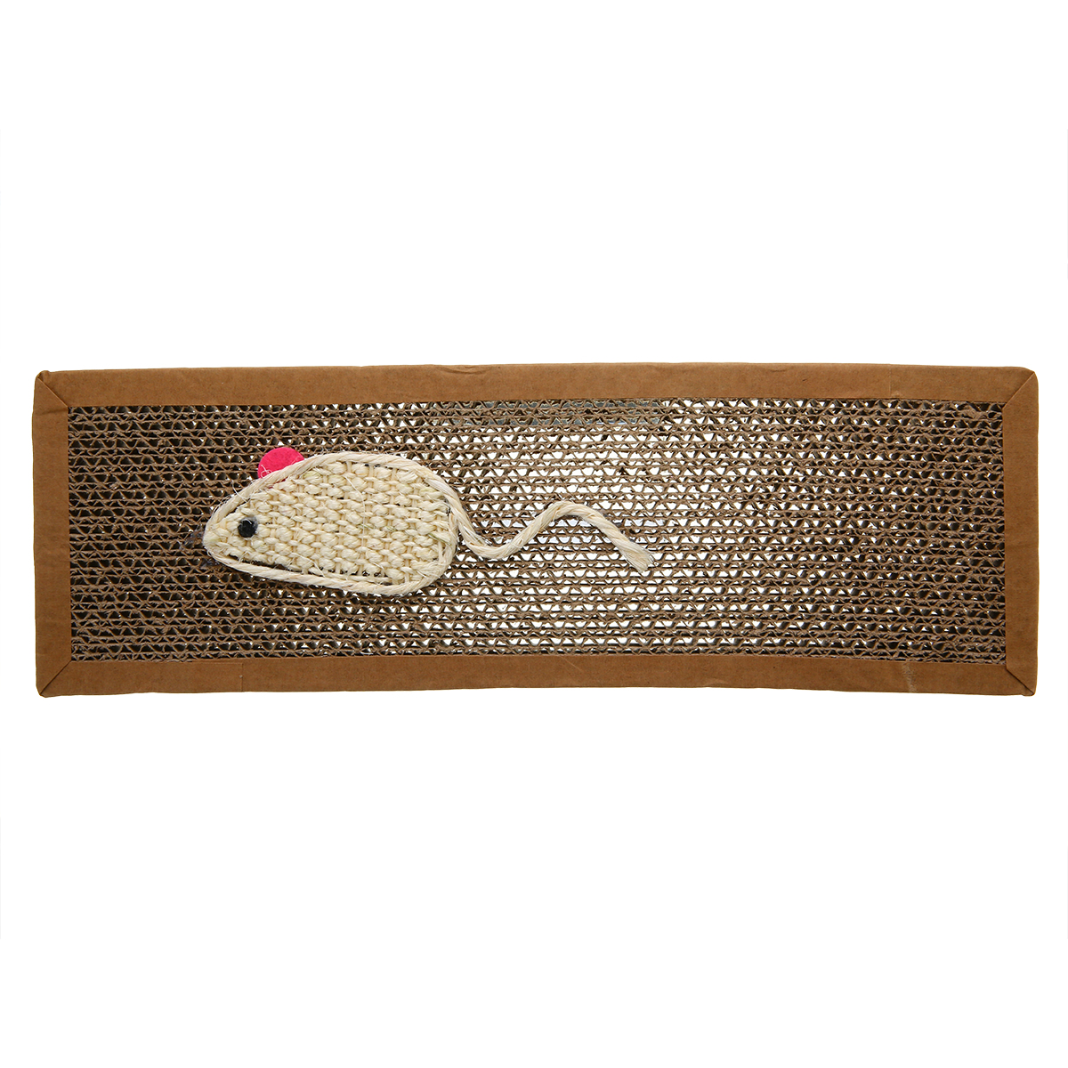 Kat killing kradsebræt kæledyrs blød sengemåtte klør plejelegetøj bølgepapir kradser kat træningslegetøj 38cm