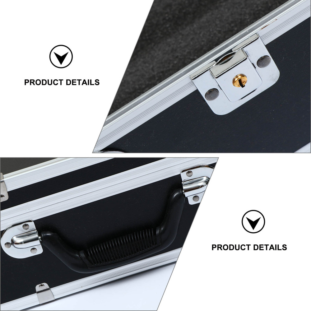 Portable Carrying Case Aluminum Tool Box Shockproof Instrument Container