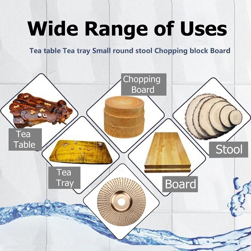 Wood Angle Grinder Disc Wood Grinding Wheel Sanding Carving Rotary Tool Abrasive Disc For Angle Grinder Shaping Abrasive Tool