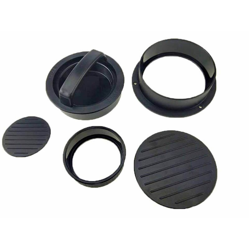 3pcs/set Round Shape Hamburger Mold Plastic Meat Burger Press Mold Beef Hamburger Mold