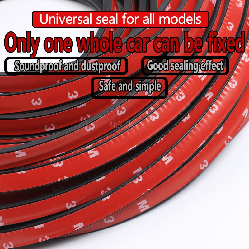 Universele voor autos deur 、 kap 、 kofferbak type-B afdichtstrip autos deur rubber afdichting strip voor waterdichte en stofdicht: 16meters