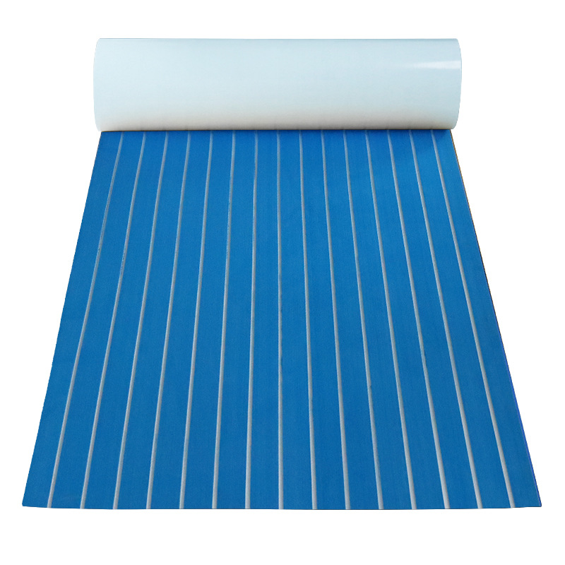 600x/x 6mm Eva Schaum Faux Teak Boot Decking Sheet selbst klebende Marine Bodenbelag Boot Deck Matte Yacht Zubehör grau braun: X / Braun
