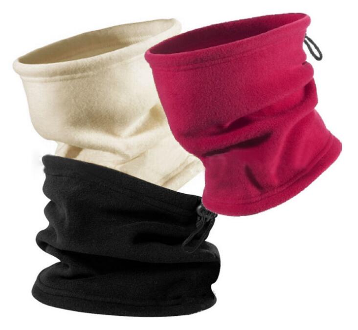 3 i 1 vinter unisex kvinder mænd sport termisk fleece tørklæde snood nakkevarmer ansigtsmaske beanie hatte
