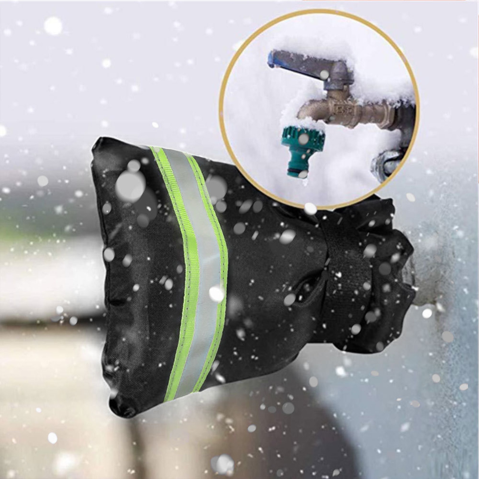 Buiten Tuin Water-Tap Cover Anti Freeze Water Pijp Bescherming Cover Vorst Protector Tuin Binnenplaats Instrumenten