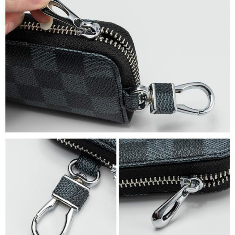 Porte-clés de voiture/pochette porte-monnaie universel porte-clés grande capacité hommes/femmes multi-fonction petit/Long portefeuille