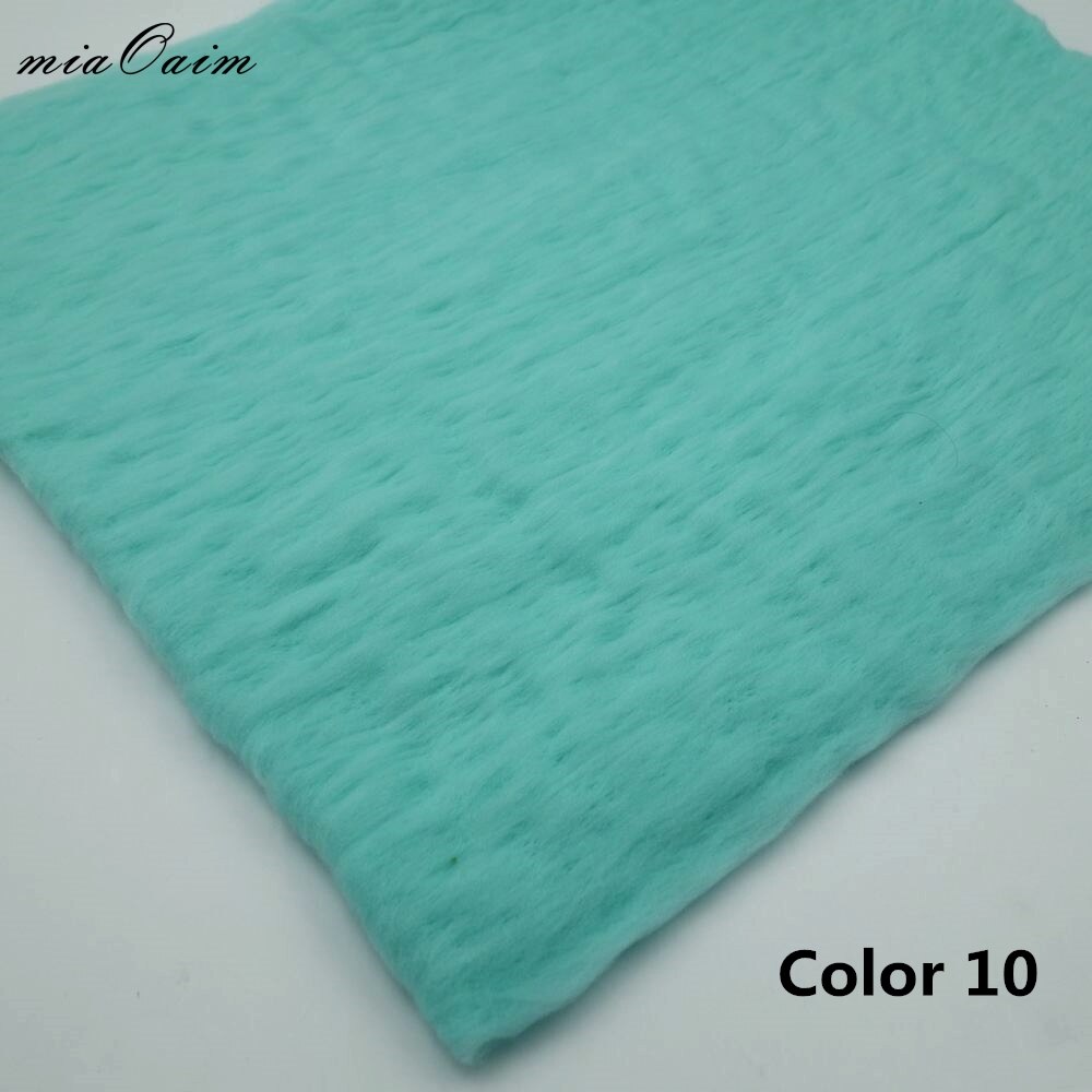 2Pcs in A Lot Fluffy Wool Felt Fleece Blanket Basket Filler Stuffer Layer Backdrop Newborn Photography Props Baby Shower