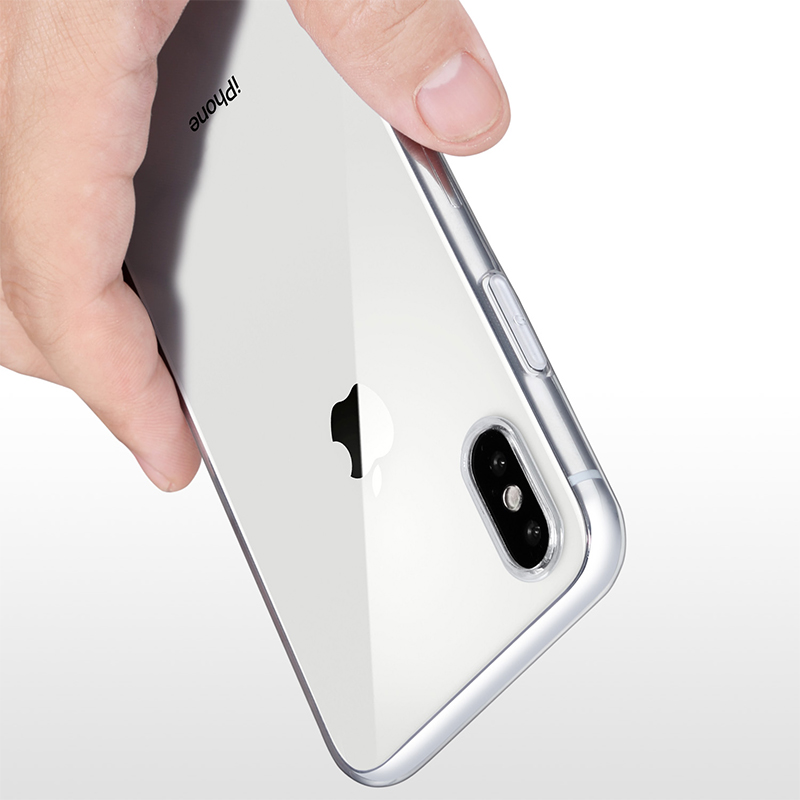 Klare Silikonhülle für iPhone X Hülle iPhone XR Hülle Soft TUP Rückseite für iPhone 7 8 6 Plus 5 SE 11 12 13 Pro Max Handyhülle