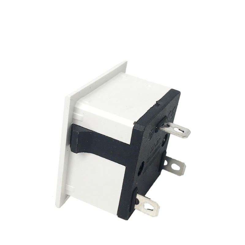 Prise de courant universelle encliquetable à montage sur panneau, prise noire et blanche, US, UK, EU, Euro, AU, 250V, 13A, 1 pièce