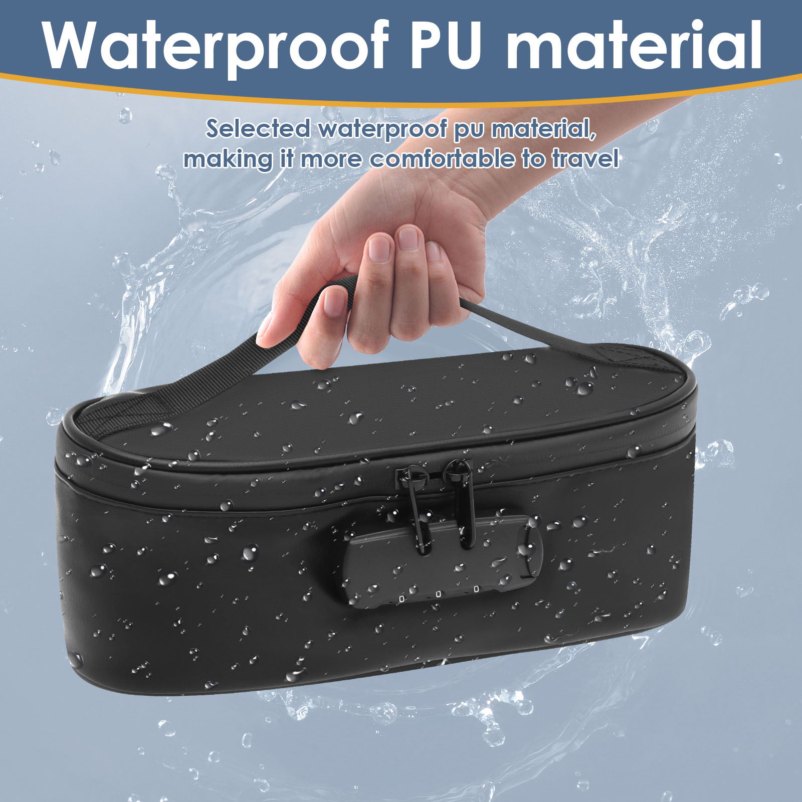 Afsluitbare opslag speelgoedtas Waterdichte draagbare afsluitbare doos Organizer Container Stevige vergrendeling Organizer Case voor op reis