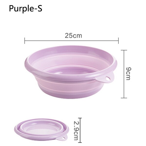 Portable Folding Bucket Foldable Basin Tourism Outdoor Folding Bucket Fishing Camping Car Wash Bucket Outdoor Camping: PU-S