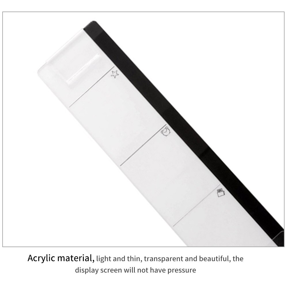 Computer Display Screen Sticker Acrylic Adhesive Sticky Notes With Charging Hole Phone Holder Bookmark Notes Message Board