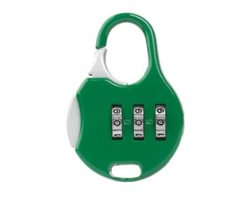 3 Mini wählen Ziffern Code Nummer Passwort Kombination Vorhängeschloss Sicherheit Reisen Sicherheit sperren Pro Gepäck sperren Vorhängeschloss Fitnessstudio: 07
