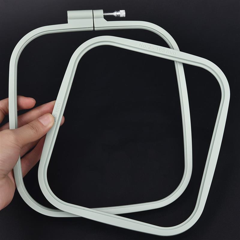 Plastic Square Embroidery Hoops Cross Stitch Hoop Ring DIY Needlecraft Cross Stitch Loop Hand Household Sewing Tools 5 Sizes