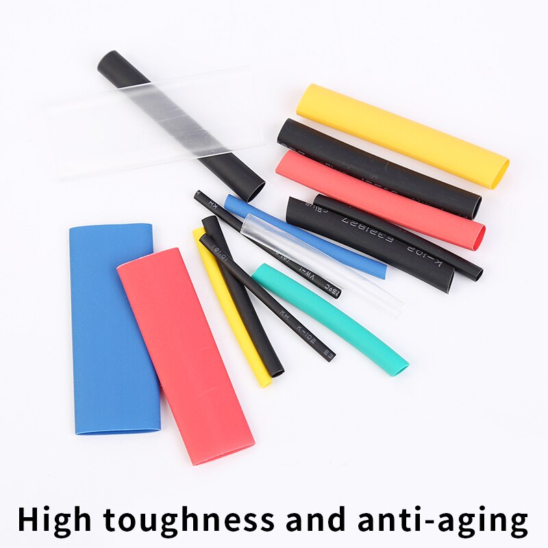328pcs 2:1 Wire Cable Sleeve Kit DIY Wire RepairHeat Shrinkable Tube Kit Shrinking Assorted Polyolefin Insulation Sleeving