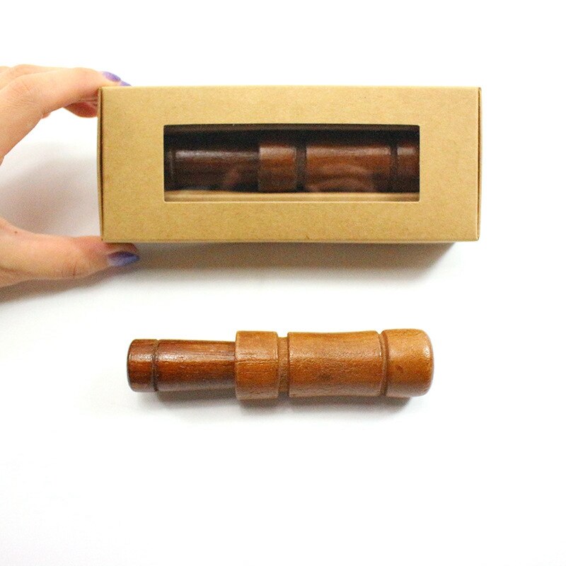 all'aperto Caccia Esca Anatra Di Legno Chiamata Simulare Anatra Selvatica Fischi esca