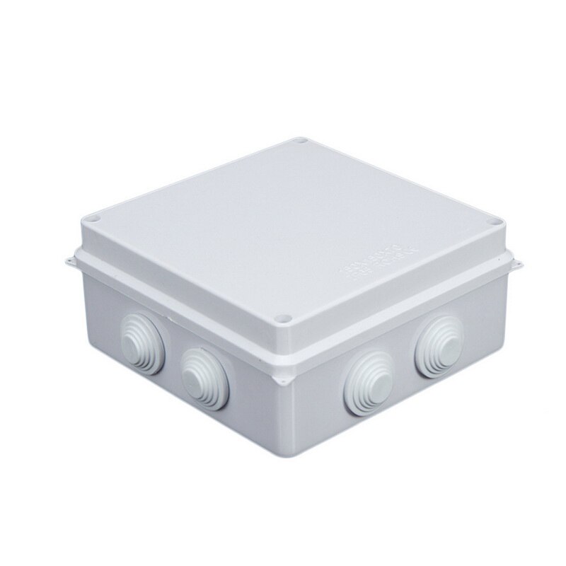 1Pcs ABS Plastic IP65 Waterproof DIY Outdoor Indoor Universal Electrical Project Enclosure Connection Cable Branch Junction Box: 150x150x70mm
