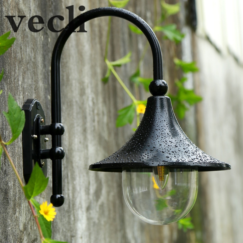 Grote Luidspreker Wandlamp, Waterdichte Tuin Outdoor Wandlamp