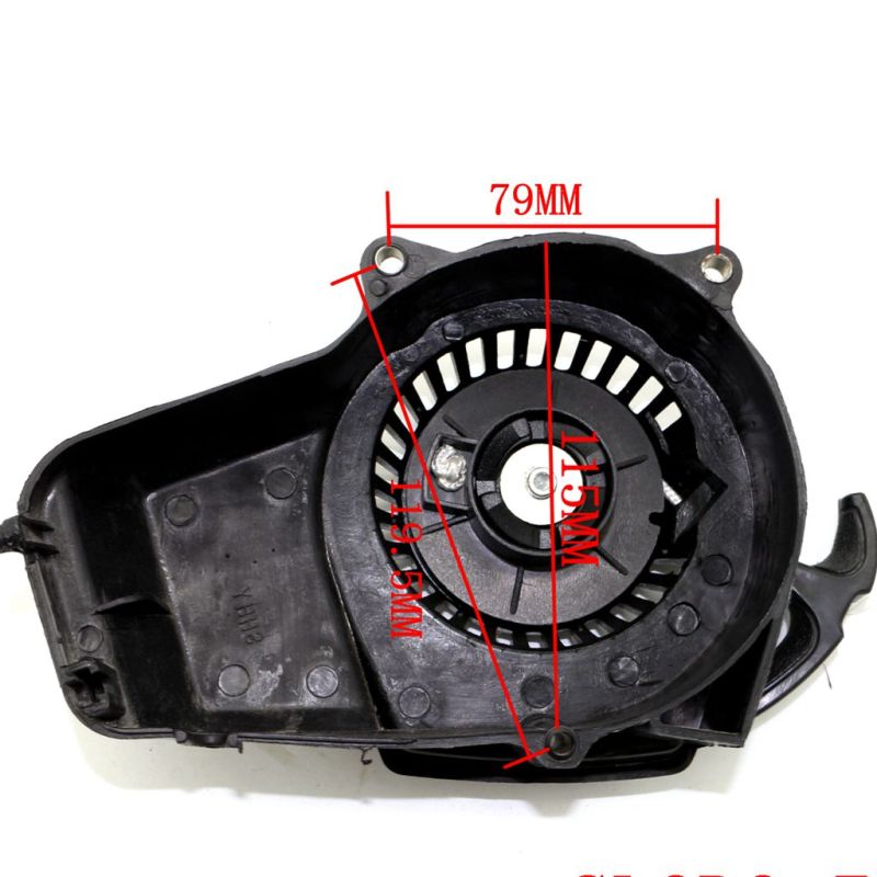 Motor de 2 tiempos de tracción al volante de arranque, para bicicleta de 47cc, 49cc, ATV, Quad Pocket, MiniMoto de aleación, motor de 2 tiempos, Mini moto