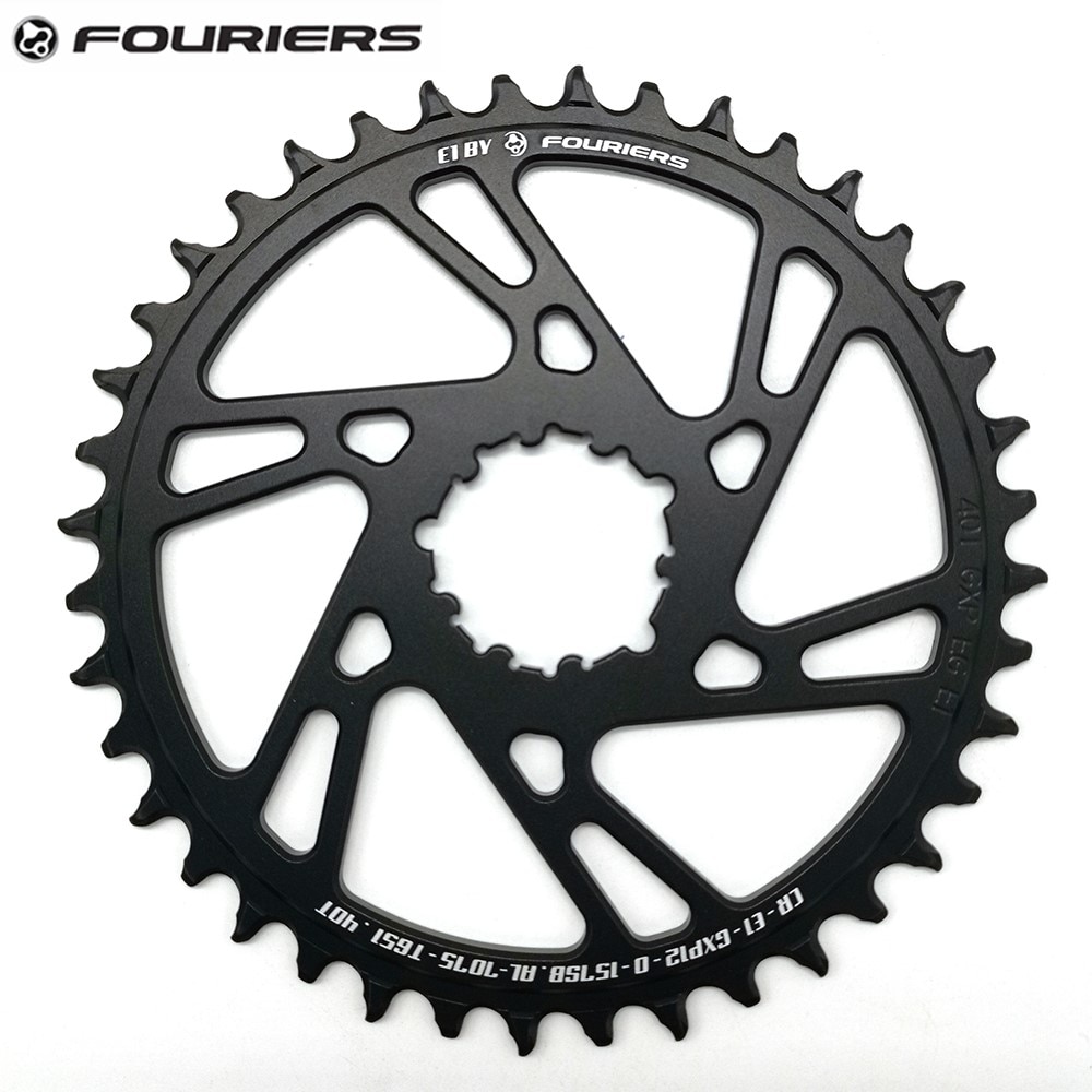 Fouriers mtb fiets enkel kettingblad 0mm offset direct mount boost 157mm voor gxp 12 speed smal breed tanden fiets kettingblad