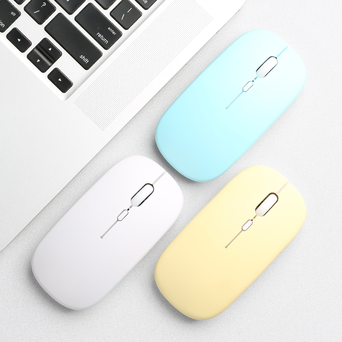 Bluetooth-Maus für Laptop (BT 5.0), Computer, Bluetooth-Maus, tragbare PC-Maus, Bluetooth, kompatibel mit Mac, MacBook Profi Luft