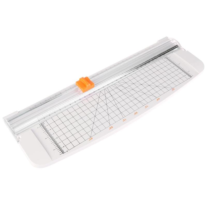Portable A4 Paper Trimmer Precision Paper Cutter Plastic Cutting Machine Office Labels Photo Cutting Mat Machine DIY Craft