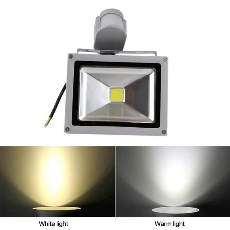 10/20/30/50W LED Flood Light With Motion Sensor Waterproof PIR Floodlight Projector Lamp Outdoor Spotlight for Garden Street