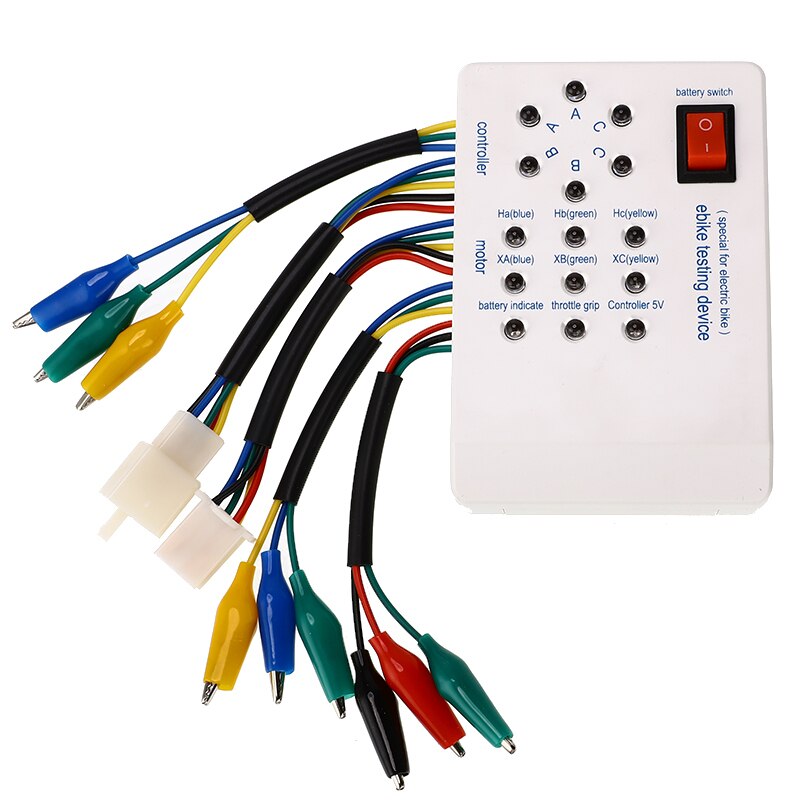 Brushless Motor Controller Tester Electric Car E-bike Scooter 24V/36V/48V/60V/72V Hall Sensor tester test device